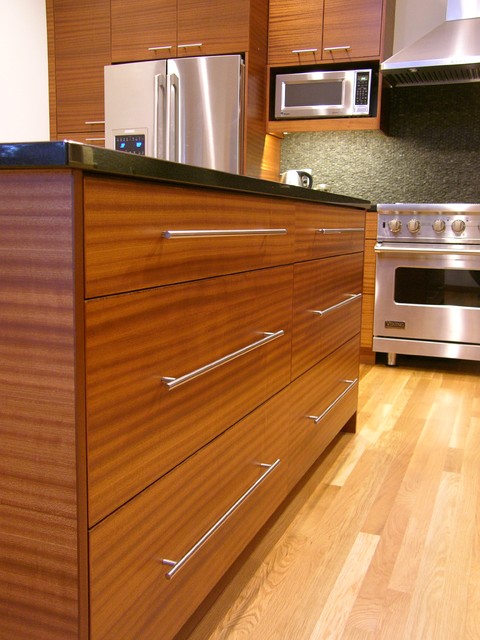 Modern Sapele Kitchen Contemporary Kitchen Portland By Mw