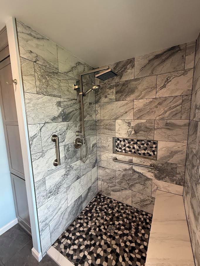 Bathroom Remodel with Tile Shower