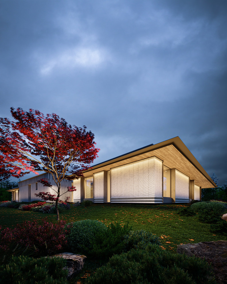 Introspective House рядом с Национальным парком «Лосиный Остров».