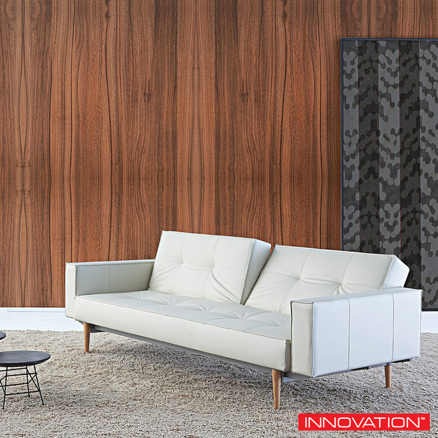 Innovation Split Back Sofa with Arms Wood Modern Sofas Los