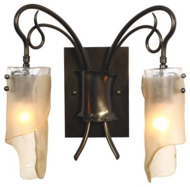 Varaluz Soho 2-Light Bath Light - 14.5W in. Statue Garden