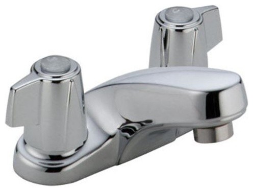 Delta 2 Handle Low Lead Lavatory Faucet 4 Center Transitional