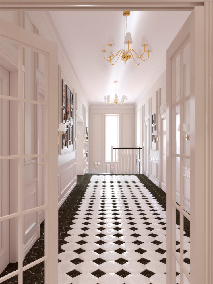 Дизайн коридора в классическом стиле. Частное домовладение г. Ставрополь