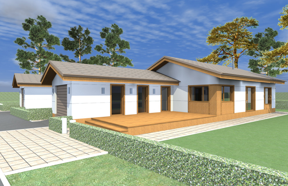 группа частных жилых домов