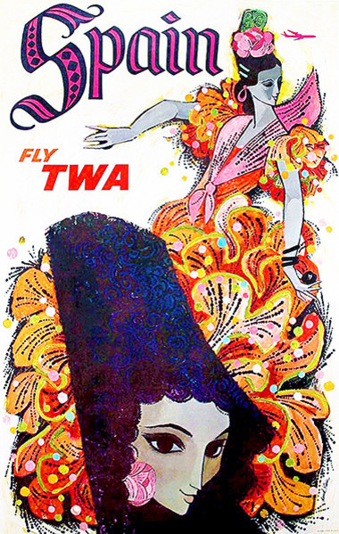 24x36 1960 Las Vegas Vintage Style Travel Poster 