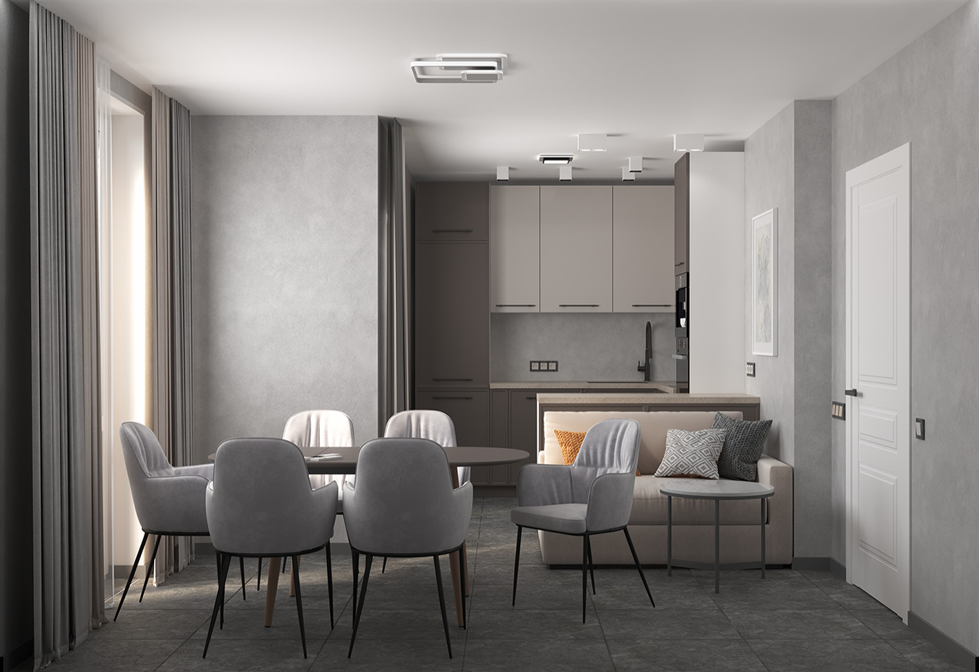 Квартира потемнее