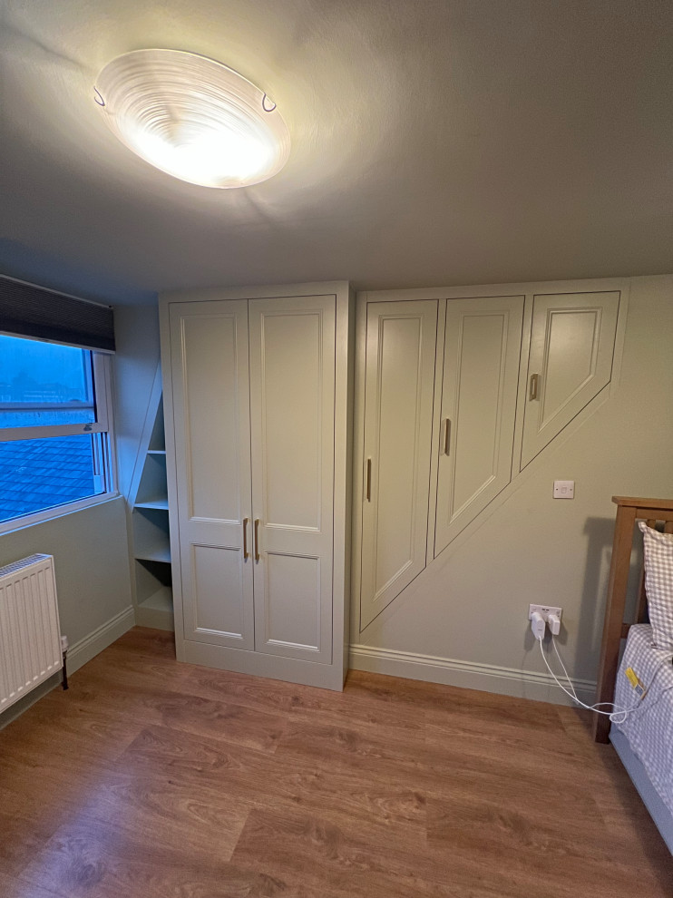 Alcove Chimney Sides Units and Loft Slopped Built In Unit