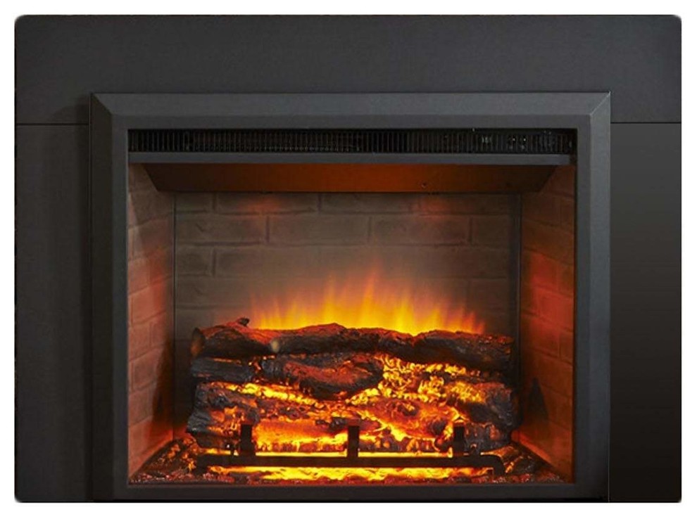 Gallery Series Insert Electric Fireplace, Surround - Transitional