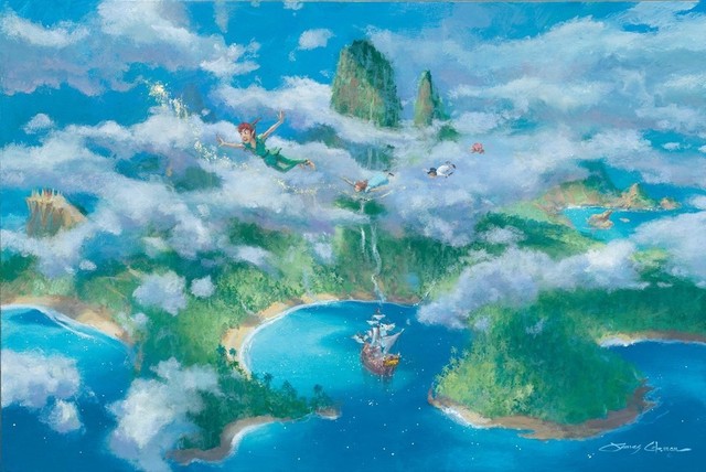 Disney Fine Art First Look at Neverland by James Coleman