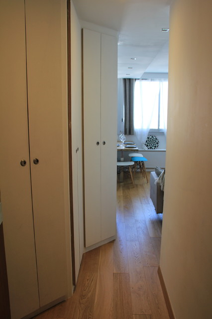 R&eacute;novation d'un appartement de 45m2 nordico-sala-de-estar
