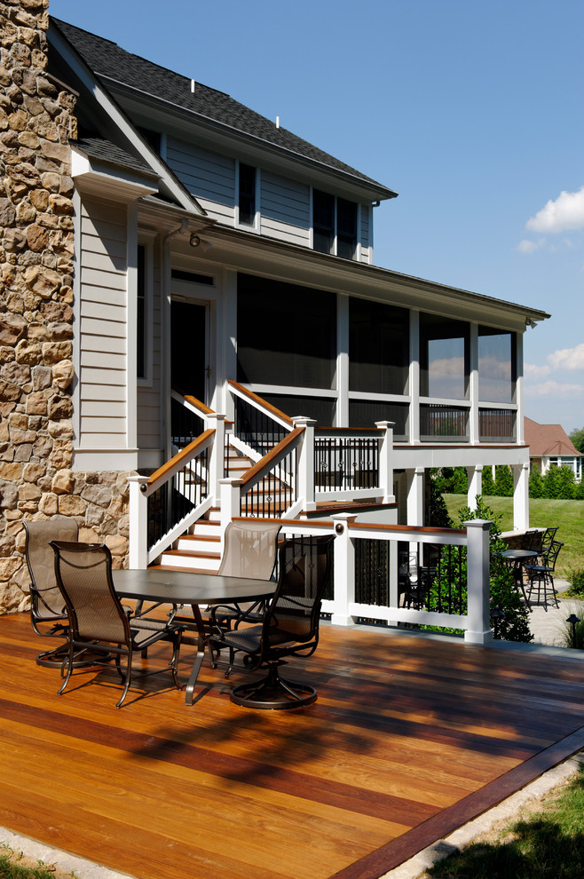 Design ideas for a traditional deck in DC Metro.