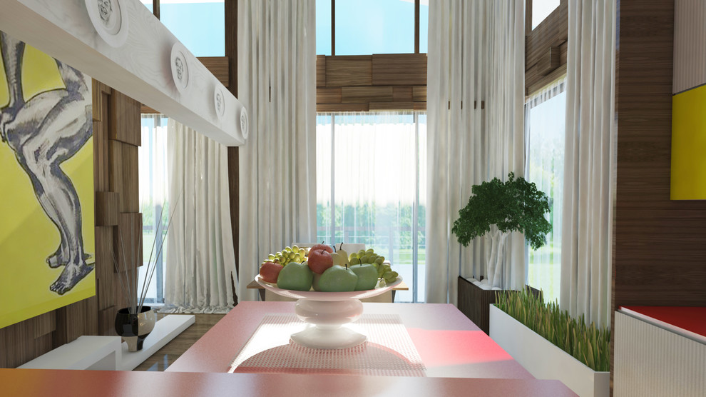 Интерьер чпстного дома поп-арт