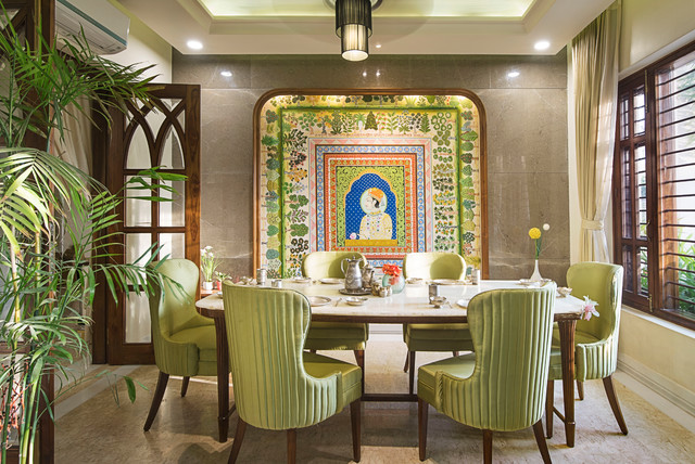 indian inspired dining room