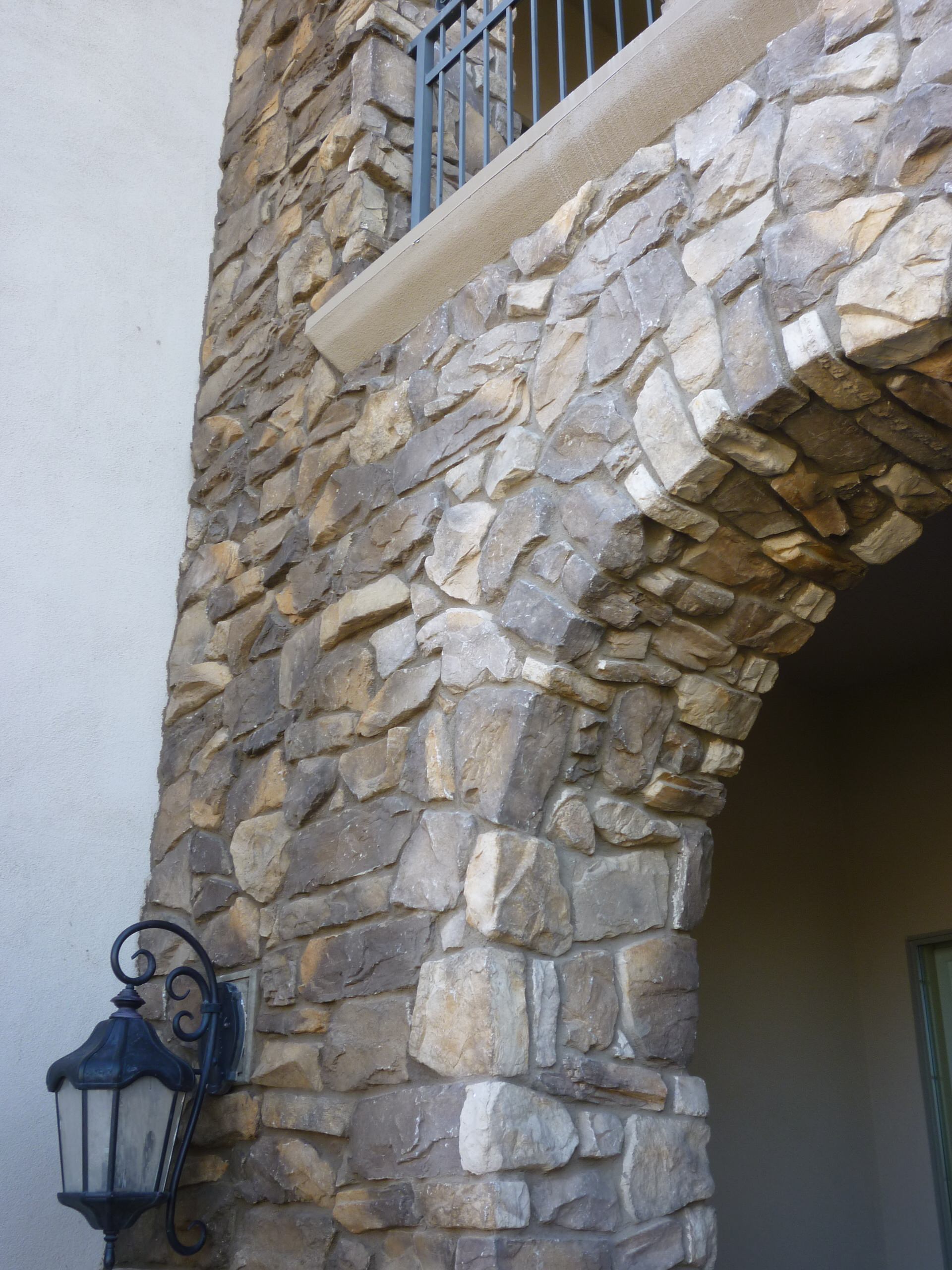 Stone Accent Added To Residence