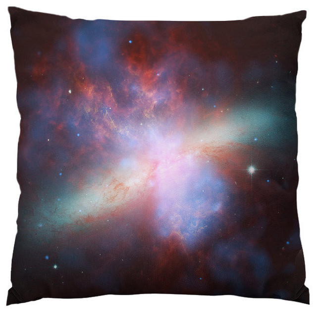 M82 Throw Pillow, 14"x14", Pillow Cover Only