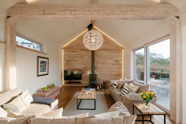 Treasure House, Polzeath | Cornwall skandinavisk-dagligstue