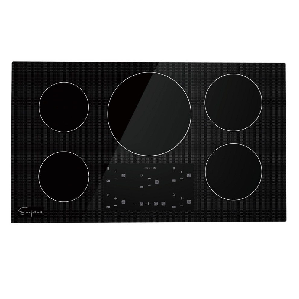 Empava 36" Electric Stove Induction Cooktop with 5 Power Boost Burners