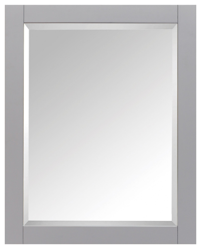 Avanity 24" Mirror Cabinet, Chilled Gray Finish