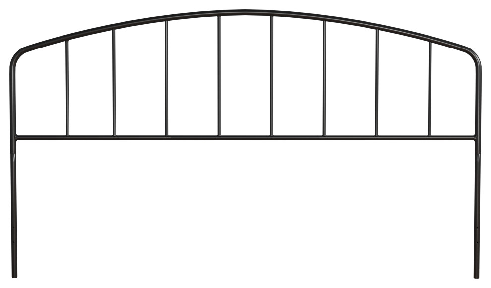Hillsdale Tolland Arched Spindle Design Metal King Size Headboard, King Headboard Transitional