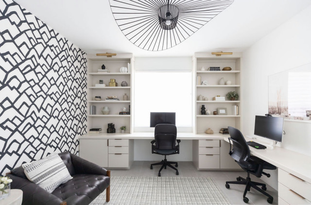 Organic Modern - Modern - Home Office - Phoenix - by Designs by Priya ...