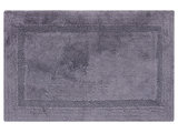 Buymats Egyptian Cotton Inset Border Bath Rug - Gray