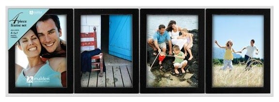 Individual Black Picture Frames - Set of 4
