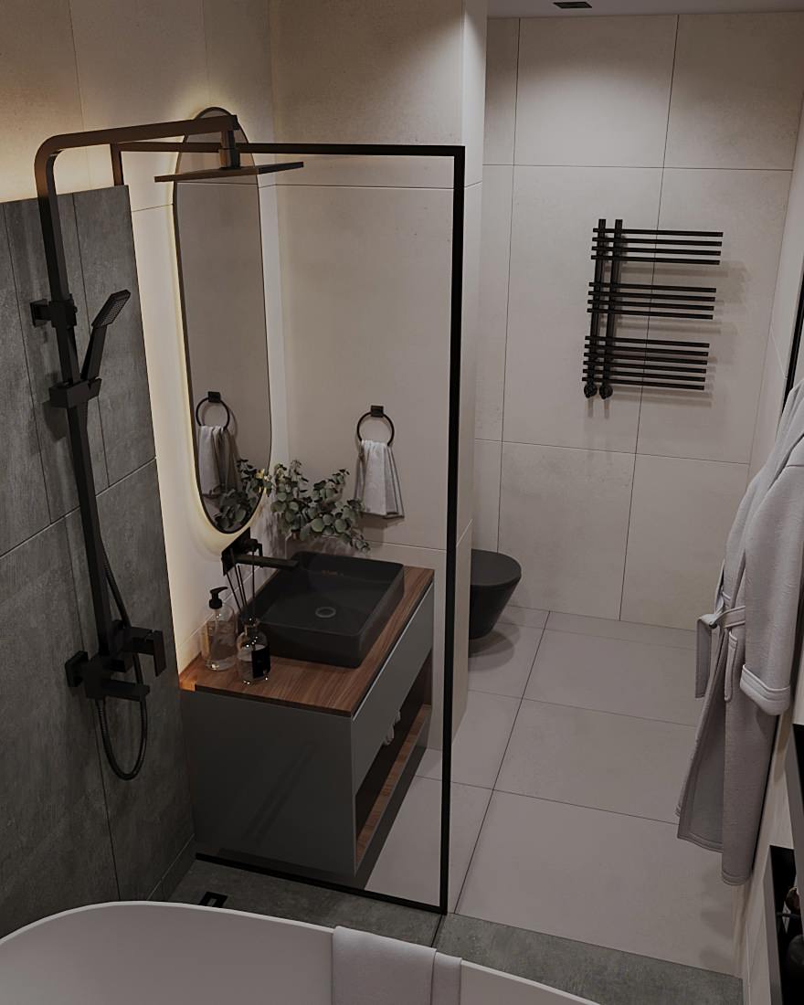 Дизайн-проект санузла г. Иваново