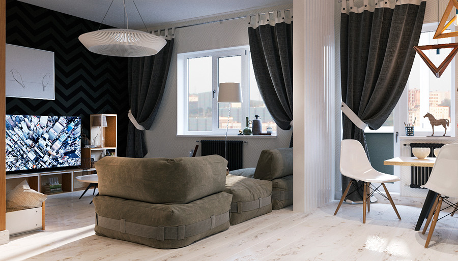 Проект интерьера по ул. Ватутина в г. Владивостоке