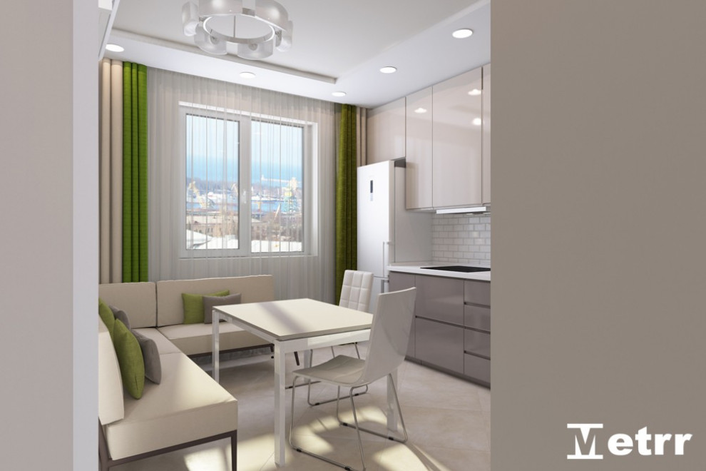 Дизайн - проект двухкомнатной квартиры S=61m2 ЖК Олимпия Парк