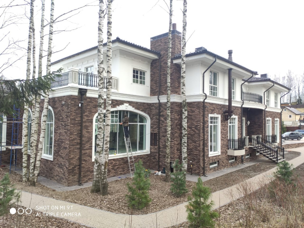 Дом в классическом стиле. Клинкерная плитка.