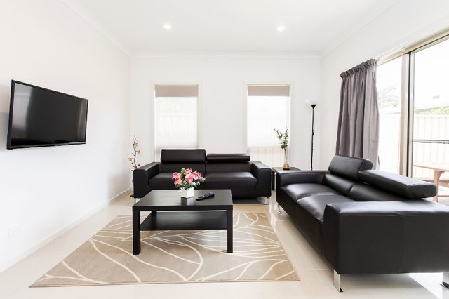 Duplex - Warradale - Living traditional-living-room