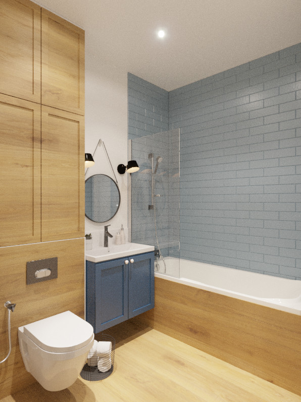 Проект в стиле Скандинавия для ЖК "Котельнические высотки"