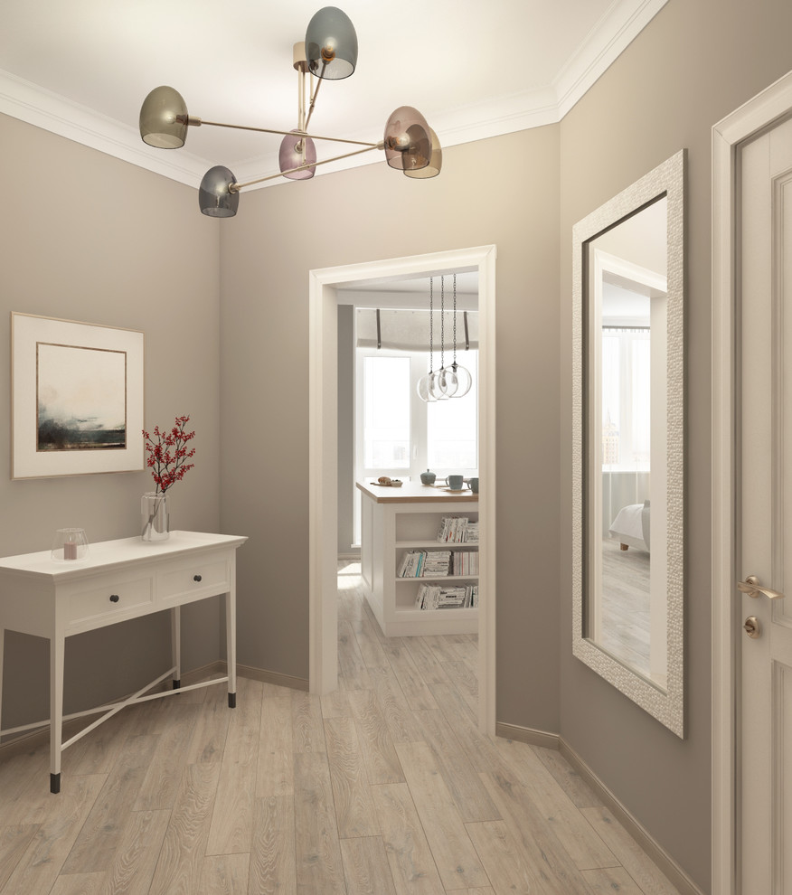 Квартира -студия в смешанном стиле.