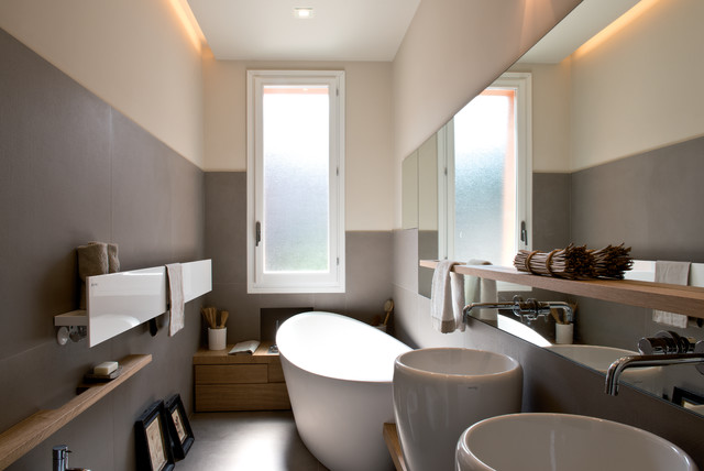 Memorie disegnate contemporary-bathroom