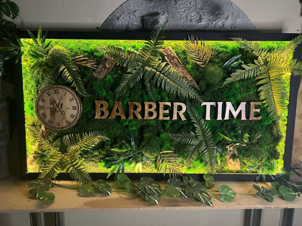 Панно из стабилизированного мха