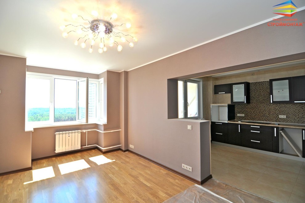 Ремонт однокомнатной квартиры свободной планировки