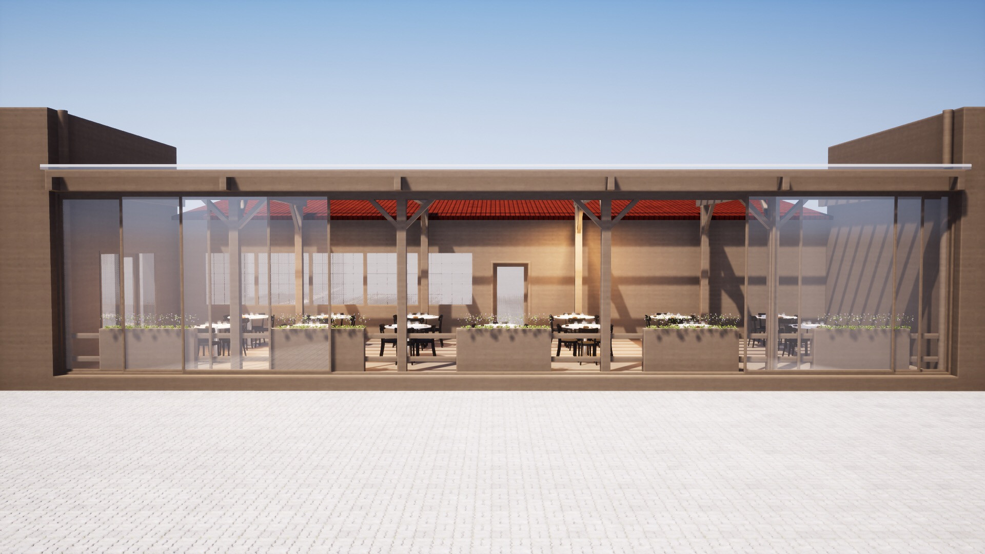 Exterior Patio for a Restaurant
