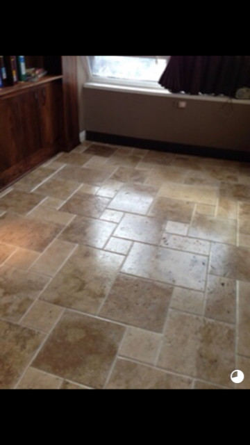 Travertine Floor Great-room