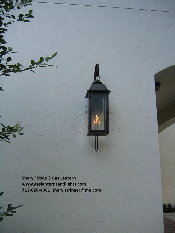 Sheryl's Style 3 Transitional Gas Lantern