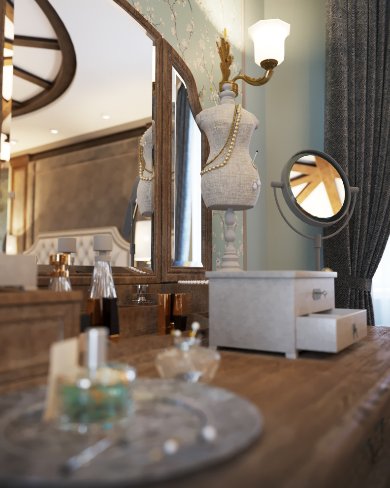 Дизайн интерьера дома с элементами кантри.