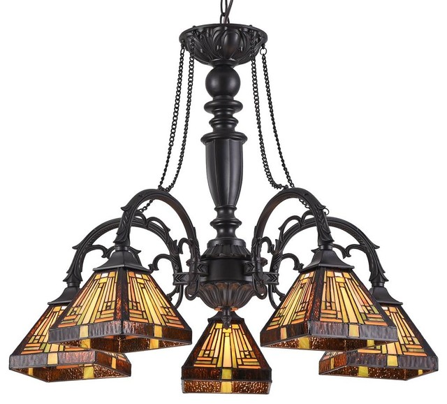 Mission style lighting chandelier Clearance