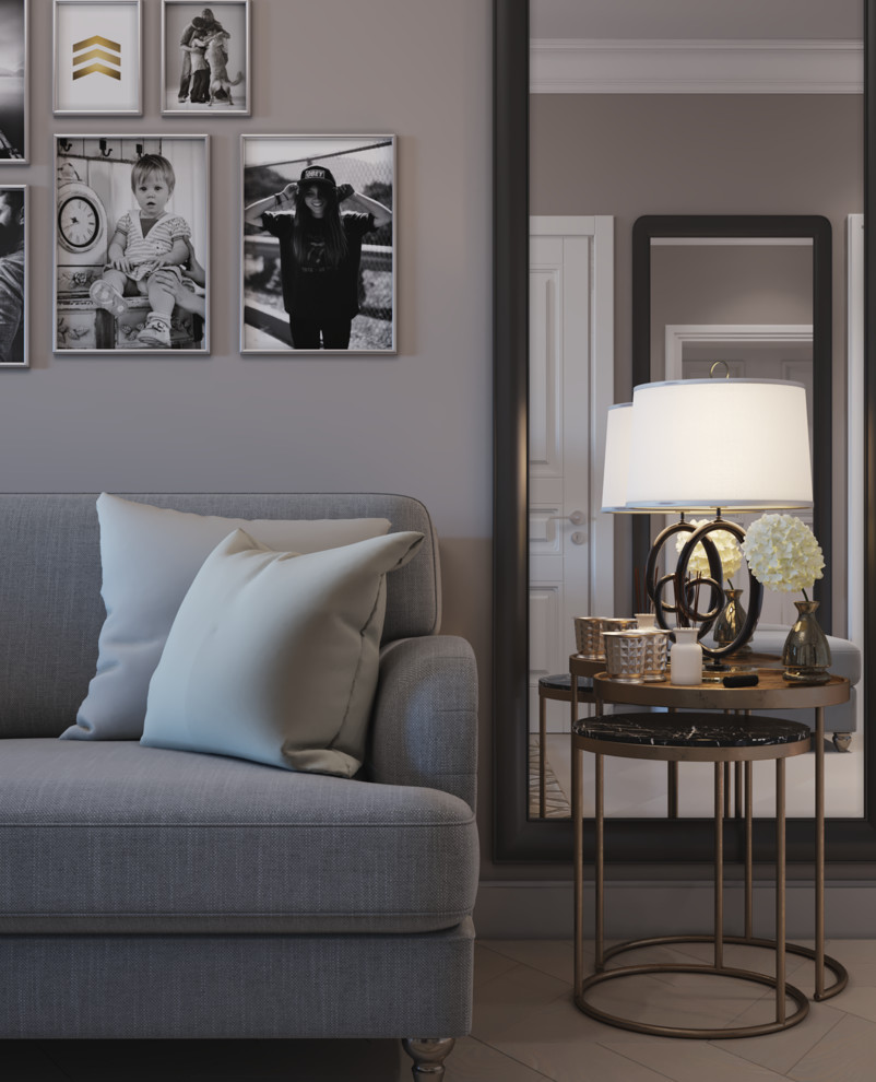 Дизайн интерьера холла и детской комнаты в г. Калининград