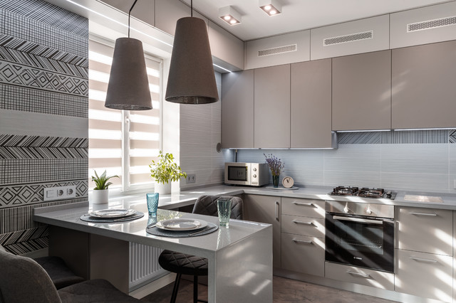 Geometric contemporary-kitchen