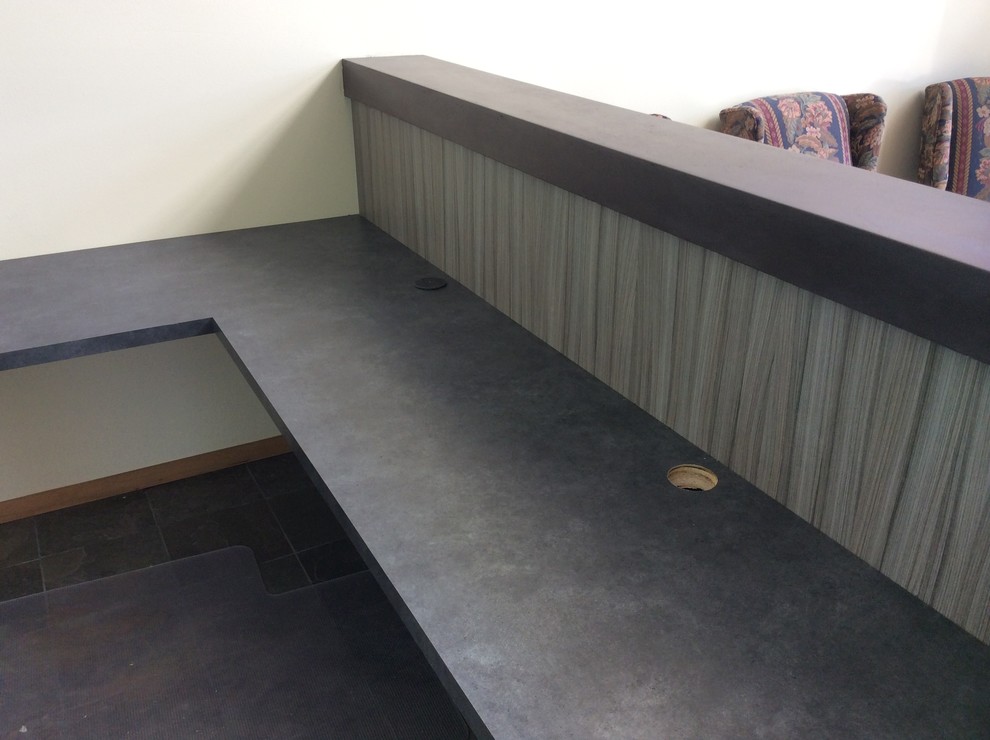 Transitional home design photo in Seattle