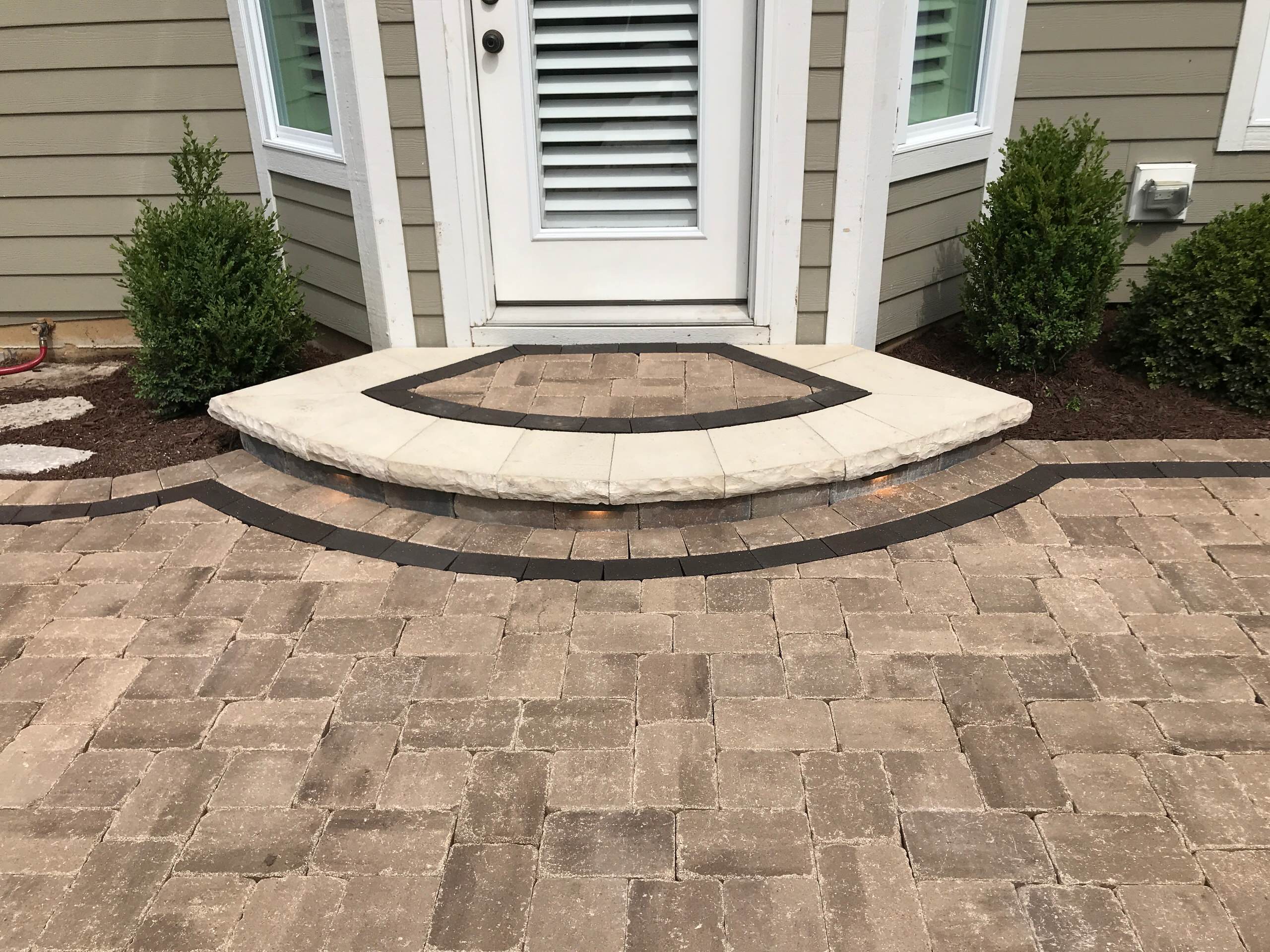 Outdoor Patio with Clay Pavers