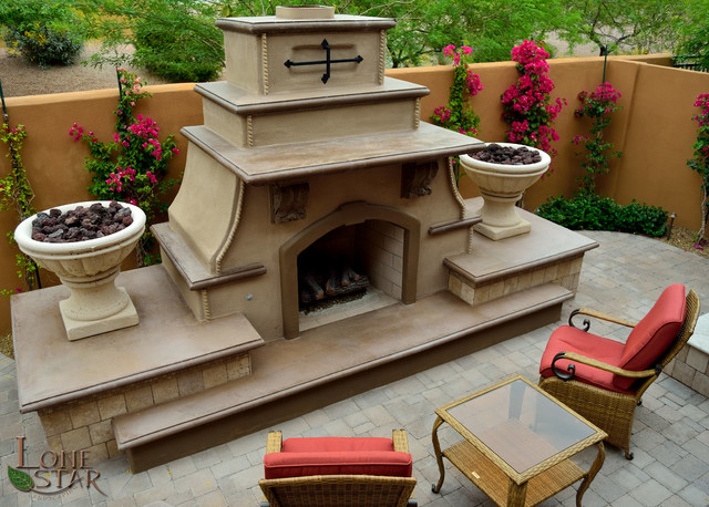 Fire Features traditional-patio
