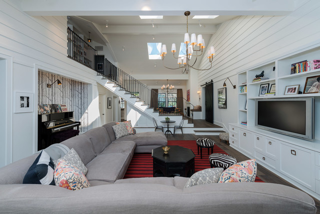 Contemporary Barn contemporain-salon