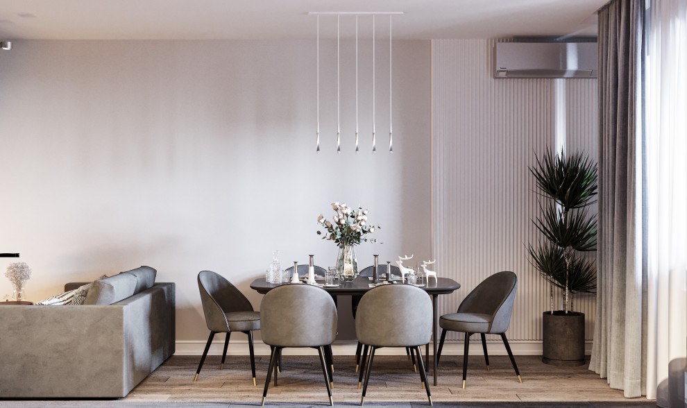 Двухкомнатная квартира в стиле хай-тек