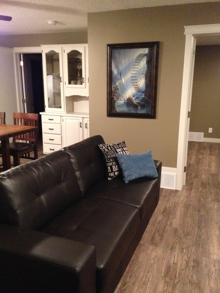 Home design - transitional home design idea in Edmonton