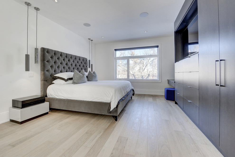 Trendy home design photo in Calgary